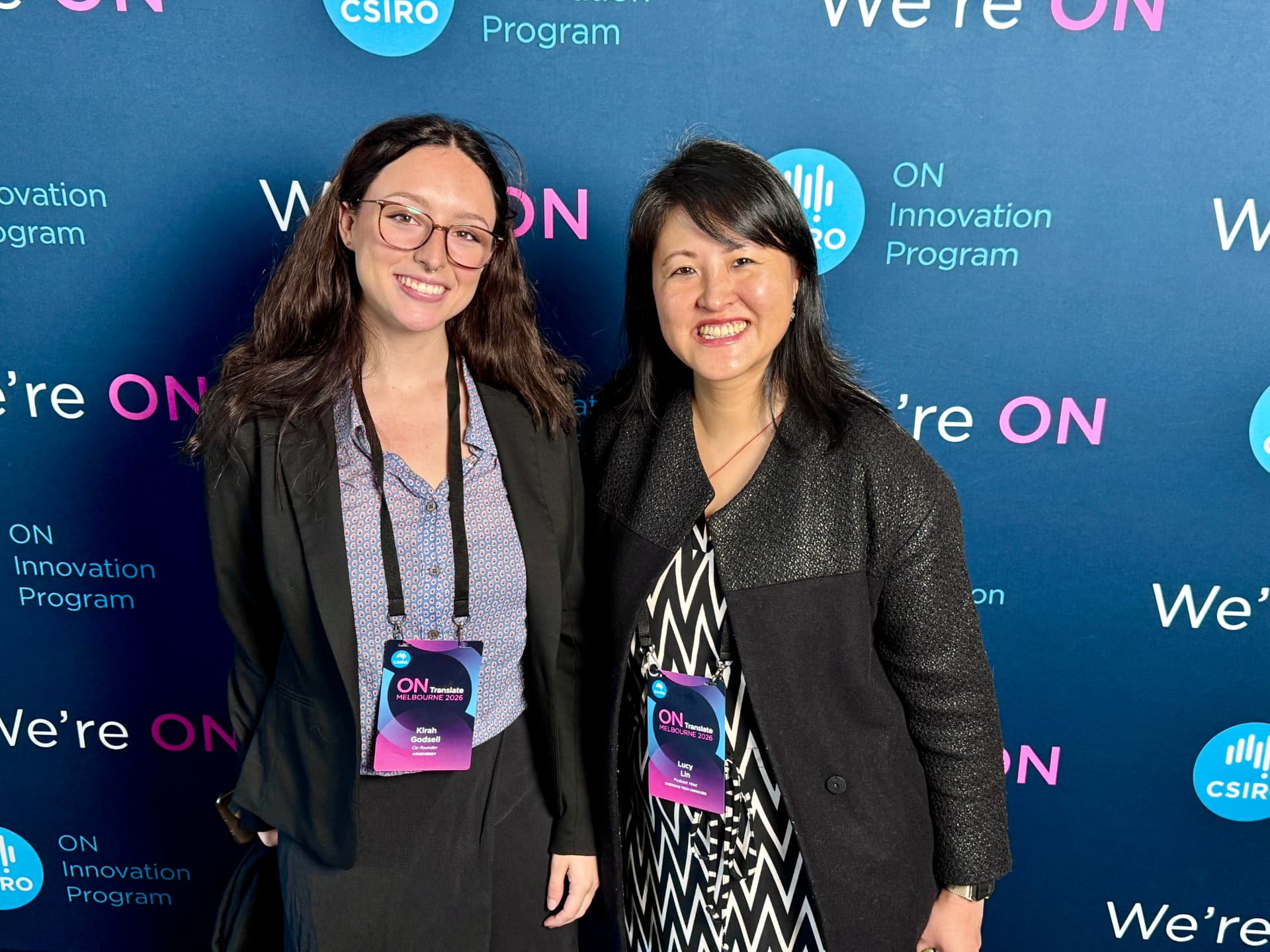 Lucy Lin at a CSIRO ON Innovation Program event